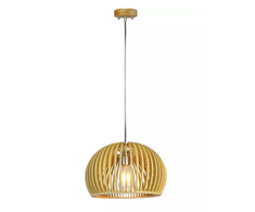 V-tac Pakabinamas šviestuvas, medinis, E27, Ø330x220mm