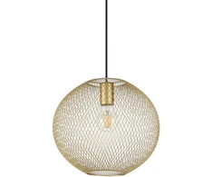 Ideal Lux Pakabinamas šviestuvas NET, E27, aukso sp., 313771