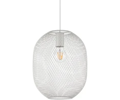 Ideal Lux Pakabinamas šviestuvas NET, E27, baltas, 317274