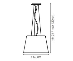 Ideal Lux Pakabinamas šviestuvas Nordik Sp4 161648