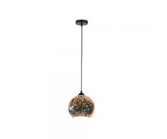 Pakabinamas šviestuvas Pakabinamas LED šviestuvas V-TAC, 3D stiklas, E27, D:250mm.