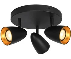Italux Lubinis šviestuvas Tino SPL-36748-3R-BK-GD