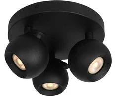 Italux Lubinis šviestuvas Lafin SPL-45379-3R-BK