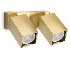 Lubinis šviestuvas Paviršinis šviestuvas DYNAMITE, 2xGU10, žalvario sp., 371245