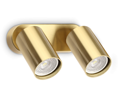 Lubinis šviestuvas Paviršinis šviestuvas DYNAMITE, 2xGU10, žalvario sp., 367392