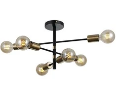 Pakabinamas šviestuvas Italux Lubinis šviestuvas Piansi PND-4025-6-BL-HBR