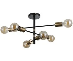 Pakabinamas šviestuvas Italux Lubinis šviestuvas Piansi PND-4025-6-BL-HBR