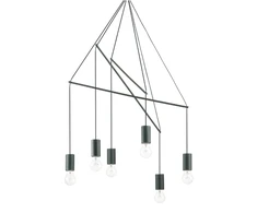 Ideal Lux Pakabinamas šviestuvas Pop Sp6 Nero 158815