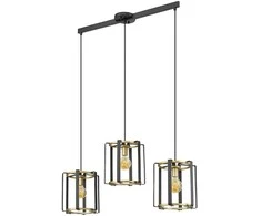 Italux Pakabinamas šviestuvas Primero PND-44003-3-BK-GD