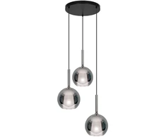 Pakabinamas šviestuvas RAMONA, 3xE27, chromo/juodos sp., 4351000