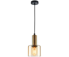 Italux Pakabinamas šviestuvas Santia PND-65342-1-BRO+AMB