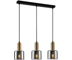 Italux Pakabinamas šviestuvas Santia PND-65342-3-BRO+SG