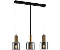 Italux Pakabinamas šviestuvas Santia PND-65342-3-BRO+SG