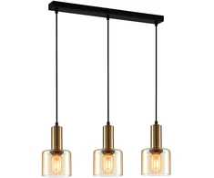 Italux Pakabinamas šviestuvas Santia PND-65342-3-BRO+AMB