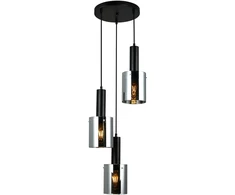 Italux Pakabinamas šviestuvas PND-5581-3A-BK+SG