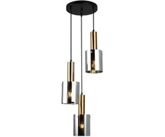 Lubinis šviestuvas Italux Pakabinamas šviestuvas PND-5581-3A-BRO+SG