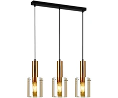 Italux Pakabinamas šviestuvas PND-5581-3-BRO+AMB