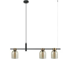 Italux Pakabinamas šviestuvas Servio PND-66892-3-BK-AMB