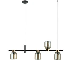 Italux Pakabinamas šviestuvas Servio PND-66892-4-BK-AMB
