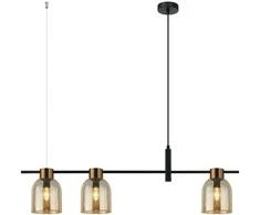 Italux Pakabinamas šviestuvas Servio PND-66892-3-BK-AMB