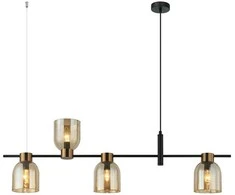 Italux Pakabinamas šviestuvas Servio PND-66892-4-BK-AMB