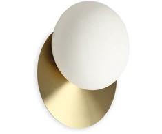 Bikuva.lt Ideal Lux Sieninis šviestuvas Ninfea Ap1 Ottone