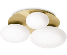 Ideal Lux Lubinis šviestuvas Ninfea Pl3 Ottone