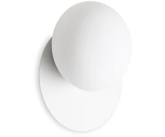 Ideal Lux Sieninis šviestuvas Ninfea Ap1 Bianco