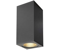 Pakabinamas šviestuvas Bikuva.lt 42W LED sieninis fasado šviestuvas BIG THEO WALL, antracito sp., 3000K, šviečia į viršų ir į apačią