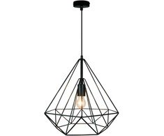 Pakabinamas šviestuvas UNICA, E27, juodas, 4114801
