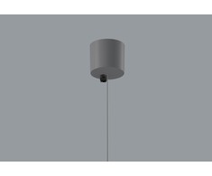 Pakabinamo linijinio šviestuvo laikiklis su užmaitinimu, pilkas, 70mm skersmens, 1200mm trosas