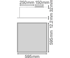 Ledvance Panelė ECO PANEL 600 UGR<19 36 W 4000 K