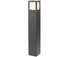 Pastatomas lauko šviestuvas BRICK, E27, tamsiai pilkas, IP54, 9644