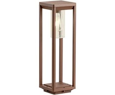 Pastatomas lauko šviestuvas LAGOS, E27, tamsiai rudas, IP54, 90523