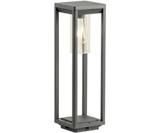 Pastatomas lauko šviestuvas LAGOS, E27, tamsiai pilkas, IP54, 90522
