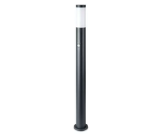 Pastatomas lauko šviestuvas V-TAC su judesio davikliu, E27, IP44, 110cm aukščio, pilkas
