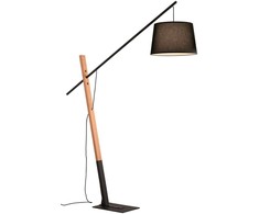 Pastatomas šviestuvas CRANE, E27, juodos/ąžuolo sp., 4204100