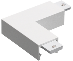 Paviršinio magnetinės sistemos STICK bėgelio L tipo sujungimas, baltas, 364155