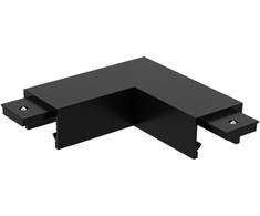 Paviršinio magnetinės sistemos STICK bėgelio L tipo sujungimas, juodas, 330358