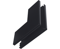 Paviršinio magnetinės sistemos ZAMBELIS MAGNETIC 5MM bėgelio vertikalus kampinis sujungimas, matinės juodos sp., 2513
