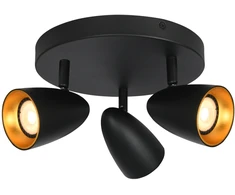 Italux Lubinis šviestuvas Tino SPL-36748-3R-BK-GD