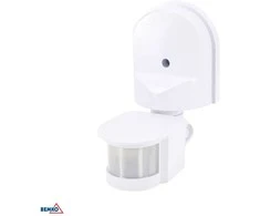 Bemko Paviršinis judesio daviklis, baltas, IP44, max 1200W, 180°, 5-12m