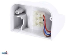 Bemko Paviršinis judesio daviklis, baltas, IP44, max 1200W, 180°, max 12m