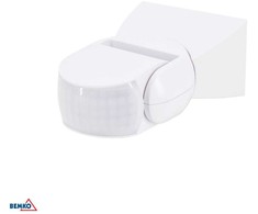 Bemko Paviršinis judesio daviklis, baltas, IP65, max 1200W, 180°, max 12m