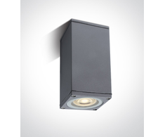 Paviršinis lauko šviestuvas, GU10, pilkas, IP54, 67426D/G