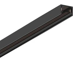 Bikuva.lt Paviršinis magnetinės sistemos VIOKEF SLIM MAGNETIC bėgelis, juodas, 48V, 2m, su dangteliu ir užbaigimais, 02/0501-2
