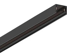Bikuva.lt Paviršinis magnetinės sistemos VIOKEF SLIM MAGNETIC bėgelis, juodas, 48V, 2m, su dangteliu ir užbaigimais, 02/0501-2