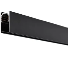 Paviršinis magnetinis bėgelis MAGNETIC, juodas, 1m