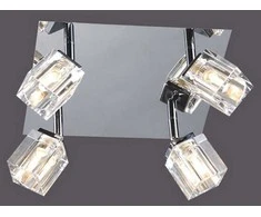 Lubinis šviestuvas Paviršinis šviestuvas CRT, 4xG9, chromo sp./skaidrus