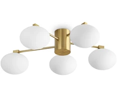 Lubinis šviestuvas Ideal Lux Paviršinis šviestuvas HERMES, G9, žalvario sp., 316697